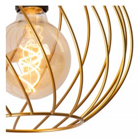 Lucide Danza - plafondlamp - Ø 25 x 22,5 cm - goud