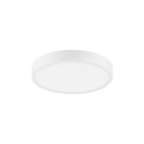 Nova Luce Perfect Profile - plafondlamp op afstandsbediening (incl.) - Ø 40 x 10 cm - 20W dimbare LED incl. - 2700K-6000K - wit