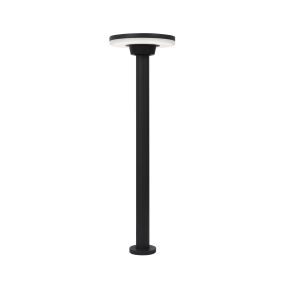 Nova Luce Suite - tuinpaal - Ø 18 x 60 cm - 12W LED incl. - IP54 - zwart