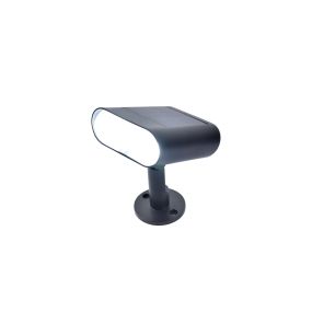 Lutec Ginbo - grondspot op piek en zonne-energie met bewegingsmelder - slimme verlichting - Lutec Connect - 8,6 x 10,9 x 15,5 cm - 7W LED incl. - IP54 - zwart
