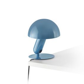 Faro Bela - tafellamp - Ø 14,6 x 24 cm - blauw