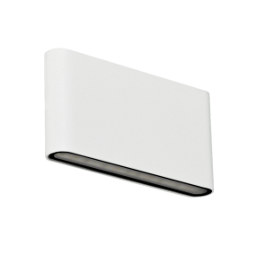 Century Italia Forma - buiten wandverlichting - 17,5 x 2,9 x 9 cm - 12W LED incl. - instelbare lichtkleur - IP54 - wit