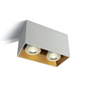 ONE Light GU10 Decorative Square Cylinders - plafondverlichting - 16,5 x 8,3 x 9,4 cm - wit