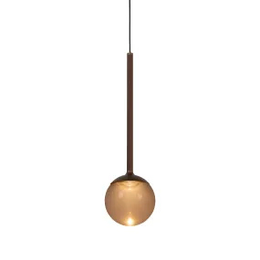 Lucide Calina - hanglamp - Ø 9,9 x 169,7 cm - 7W dimbare LED incl. - instelbare lichtkleur - koffie