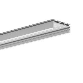 KLUS GIZA - profiel - 2,6 x 0,95 cm - geanodiseerd zilver