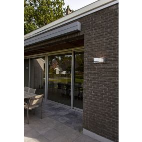 Lutec Vidar - buiten wandverlichting - 25 x 11 x 11,3 cm - IP54 - gegalvaniseerde staal