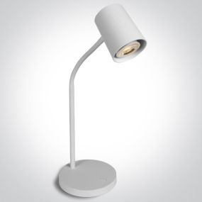ONE Light Office & Kitchen - tafellamp - Ø 7,2 x 40 cm - wit