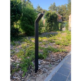 Artdelight Koloa - tuinpaal - 11 x 6 x 80 cm - 6W LED incl. - IP54 - zwart