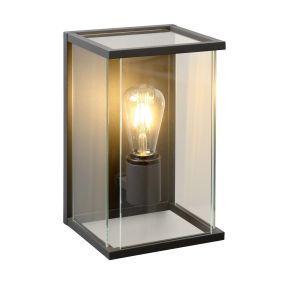 Lucide Claire - buiten wandverlichting - 17 x 18 x 30 cm - IP54 - antraciet