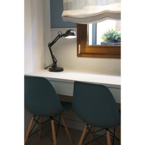 Faro Baobab - bureaulamp - 34 x 16 x 49 cm - mat zwart