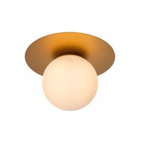 Lucide Tricia - plafondlamp - Ø 25 x 17,5 cm - goud