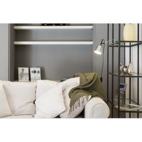 Faro Studio - klemlamp - 9 x 30 x 14 cm - glanzend chroom
