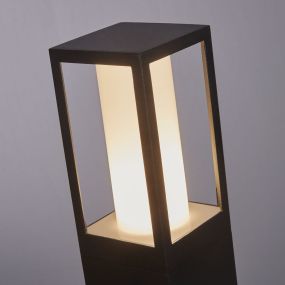 Searchlight Avenue - tuinpaal - 7,5 x 7,5 x 73 cm - IP44 - zwart