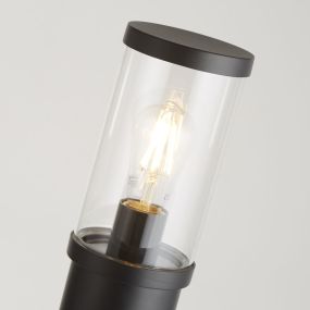 Searchlight Bakerloo - tuinpaal - Ø 15 x 45 cm - IP44 - zwart