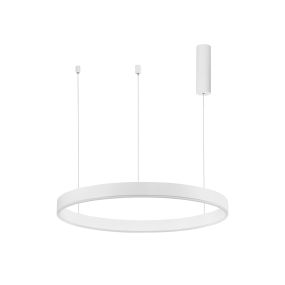Nova Luce Motif - hanglamp - Ø 80 x 120 cm - 48W dimbare LED incl. - zandwit