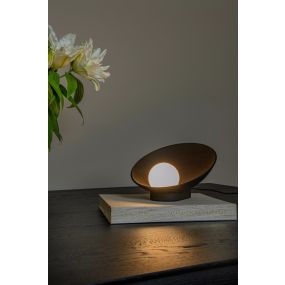 Lucide Raynell - tafellamp - 23,5 x 26,2 x 15,3 cm - 6W dimbare LED incl. - zwart