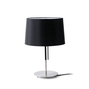 Faro Volta - tafellamp - Ø 31 x 19,5 cm - nikkel en zwart