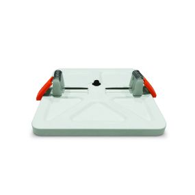 ONE Light Floating Square Panels Adjustable Cut Out Hole - plafondverlichting - 12 x 12 x 1 cm - 10W LED incl. - aluminium - witte lichtkleur