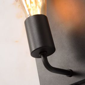 It's about RoMi Madrid - wandverlichting - 25 x 11 x 16 cm - zwart