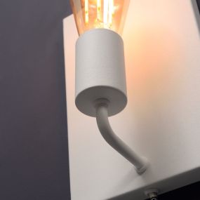 It's about RoMi Madrid - wandverlichting - 25 x 11 x 16 cm - wit