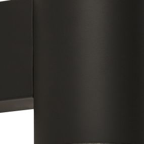 Searchlight Highbridge - buiten wandverlichting met dag/nacht sensor - 9 x 20,2 cm - IP44 - zwart