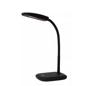 Lucide Tessa - tafellamp - 15 x 11 x 45 cm - 3,2W LED met dimfunctie incl. - zwart