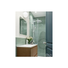 Zangra - wand/plafondverlichting - Ø 20 x 20 cm - IP65 - porselein - wit