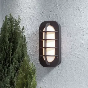 Konstsmide Loke - buiten wandlamp - 19 x 10 x 36 cm - IP23 - mat zwart