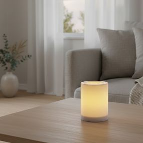 ONE Light LED Flickering Candle - Ø 10 x 15 cm - inclusief 2 x AA-batterijen