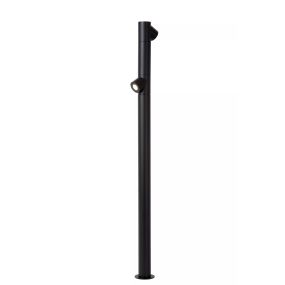 Lucide Ibamba - tuinpaal - 10 x 11,6 x 100 cm - 2 x 6W LED incl. - IP65 - zwart