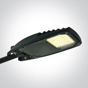 ONE Light Street Lighting - straatlantaarn - 40 x 19 x 7,4 cm - 50W LED incl. - IP66 - zwart - warm witte lichtkleur