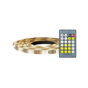 Nordlux LED strip - 0,8 cm breed, 500 cm lengte - 12Vdc - dimbaar met afstandsbediening - 3W LED per meter - IP44