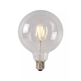 Lucide LED class B filament lamp - Ø 9,5 x 13,8 cm - E27 - 7W dimbaar - 2700K - transparant