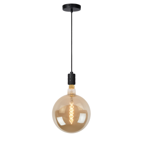 Lucide Jova - Hanglamp - Ø 10 x 4,6 x 140 cm - zwart