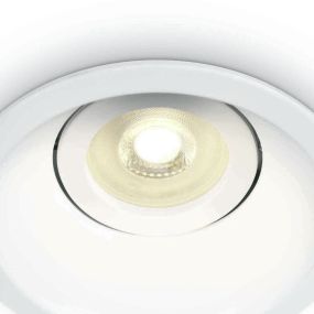 ONE Light Dark Light Round Spots - inbouwspot - Ø 104 mm, Ø 95 mm inbouwmaat - wit