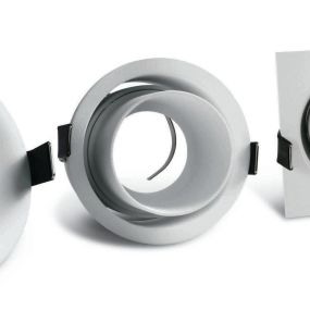 ONE Light Dark Light Tube Range - inbouwspot - Ø 83 mm, Ø 76 mm inbouwmaat - wit