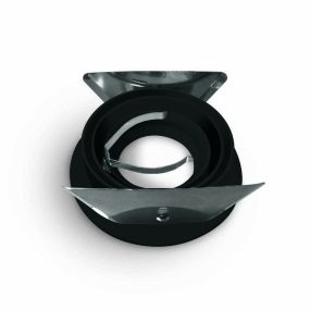 ONE Light Dual Ring Range - inbouwspot - Ø 92 mm, Ø 80 mm inbouwmaat - zwart