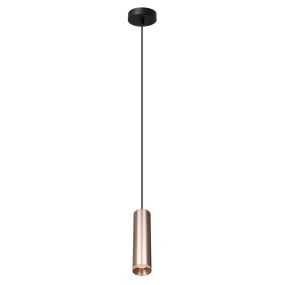 Artdelight Milano - hanglamp - Ø 6,6 x 175 cm - rosé champagne