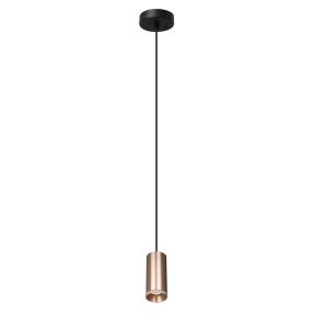 Artdelight Milano - hanglamp - Ø 6,5 x 150 cm - rosé champagne