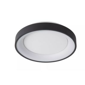 Lucide Vidal - plafondverlichting - Ø 28 x 6 cm - 21W LED incl. - zwart