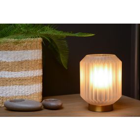 Lucide Sueno - tafellamp - Ø 12,5 x 17 cm - wit