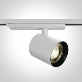 ONE Light COB Shop Range - rail spot - Ø 10 x 10 cm - DALI - 35W dimbare LED incl. - wit - warm witte lichtkleur