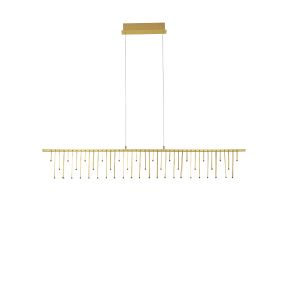 Nova Luce Stellar - hanglamp - 120 x 150 x 8 cm - 17W dimbare LED incl. - goud