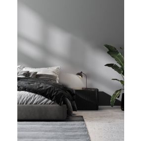 Nova Luce Geti - tafellamp -  Ø 13 x 2,5 cm - zwart en goud
