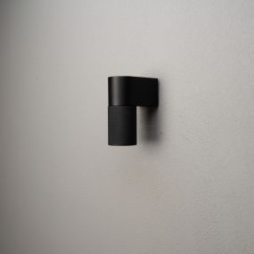 Konstsmide Temi Down - wandlamp buiten - 6,5 x 11,5 x 14,5 cm - IP54 - zwart