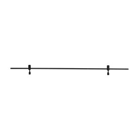 Nova Luce Magna - magnetische wandstructuur - 150 x 1,5 x 12 cm - zandzwart