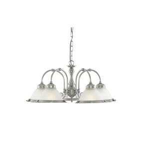 Searchlight American Diner - hanglamp - Ø 62 x 82 cm - chroom
