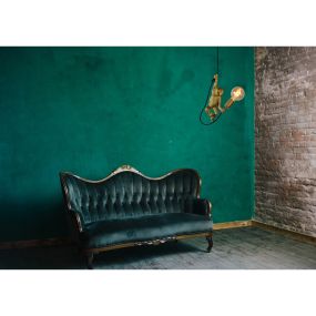 Lucide Extravaganza Chimp - hanglamp - Ø 18 x 185 cm - zwart en goud