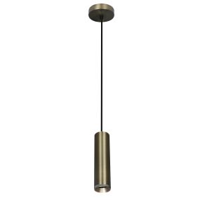 Artdelight Milano - hanglamp - Ø 6,6 x 250 cm - antiek brons