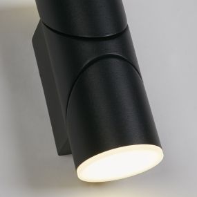 Searchlight Soho - buiten wandlamp - 7 x 17 cm - 12W LED incl. - IP65 - zwart